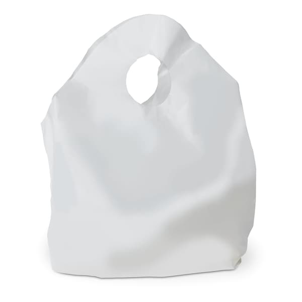 Novolex Plastic White Shopping Bag 500 pk 18 in. H X 9 in. W X 16 in. L 300545 - main